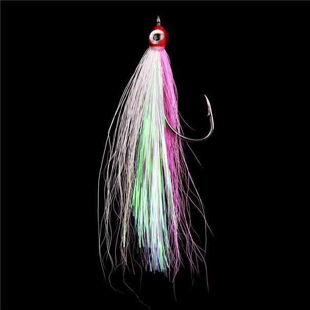 10pcs Fly Fishing Flies Streamer Fly Fishing Lures Bucktail Fishhooks Teasers Bait For Bass Salmon Striper Flounder Steelhead_desvips.com