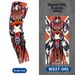 Breathable Quick Drying Simulated Printed Tattoo Arm Sleeves Sun Protection Outdoor Cycling Sports Fashion_desvips.com