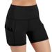 Women’s Clothing Hip Lifting Fitness Running High Waisted Sports Shorts For Women With Mobile Phone Side Pockets Yoga Leggings_desvips.com