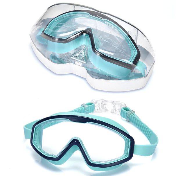 New Children's Swimming Girls, Anti-Fog Large Frame Swim Goggles For Boys, Diving Sports Gear_desvips.com