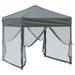 Foldable Party Tent - 210D Oxford Fabric, Sturdy Steel Frame, UV And Water Resistant, Perfect For Outdoor Events_desvips.com