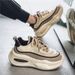 Casual Sports Fashionable Thick Soled Skateboarding Shoes, Trendy And Comfortable Men's Shoes Suitable For Outdoor_desvips.com