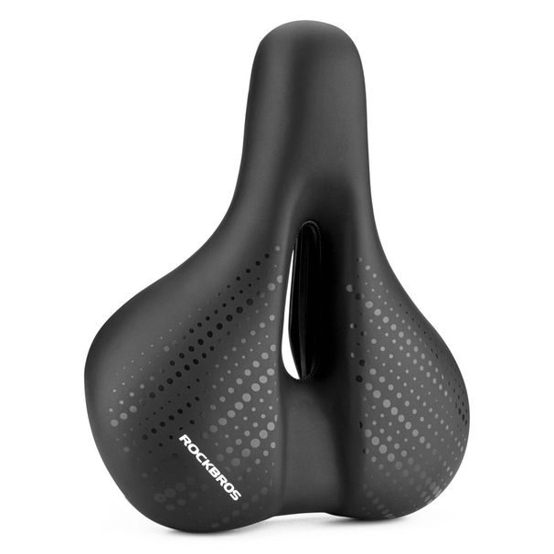 ROCKBROS Bicycle Saddle, Breathable Gel Saddle, Ergonomic Bicycle Seat_desvips.com