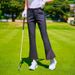 Golf Women's Summer Breathable Slim Thin Quick-Dry Slimming Korean And Japanese Style Casual Flared Pants_desvips.com