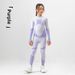 Autumn Winter Children's One-piece Knitted Boys And Girls Thermal Underwear Sports Sweat-wicking Physical Training_desvips.com