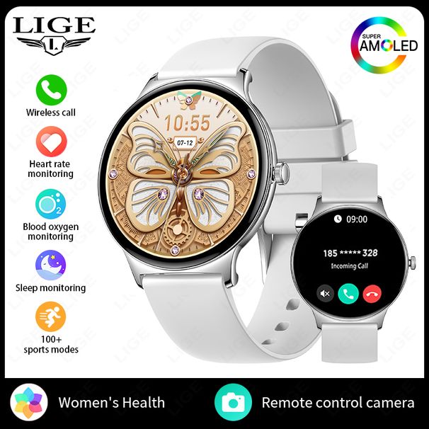 2025 New 1.43" Bluetooth Call Smartwatch Men 466*466 AMOLED Full Touch Screen Women Smartwatches Ladies For Android Ios_desvips.com