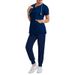 Women's ready-to-use oral dentist surgical gown split toiletry suit elastic quick-drying hospital nurse uniform_desvips.com