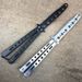 Training For Beginners, Military Butterfly Knife Tool, Unsharpened Tool Knife, Beginner Practice Comb_desvips.com