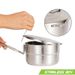 304 Stainless Steel Camping Cookware Set - Portable Outdoor Cooking Pot With Foldable Handle For Picnic & Hiking_desvips.com