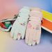 Children's Gloves Ski Waterproof Fleece Lined Thickened Outdoor Cycling Sports Cartoon Cute Girls Winter Snow Play_desvips.com