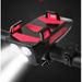 Bicycle Holder Cycling Front Phone Mount Power Bank Speaker Multi-in-One Bike Light_desvips.com