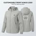 Men Simple And Stylish Sports Custom Team Logo Design Hiking Camping Windproof Jacket Waterproof Sportswear_desvips.com