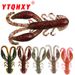 2g/5cm Fishy Smell Curly Tail Shrimp Lobster Lure Soft Bait Simulation Insect Perch Fish Bait A Bag Of 5_desvips.com