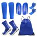 5-Piece Soccer Equipment Set For Young Adults And Children With Socks Leg Warmers Guards And Bandages_desvips.com
