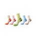 Women's Mid Calf Sports Socks Spring Autumn Style Professional Running Socks Thick Sole Sweat Absorbing Basketball Badminton Socks_desvips.com