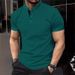 Summer New Quick Sell With Zipper Pocket For Men's Sports Polo Shirt_desvips.com
