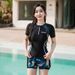 Women's Two-Piece Slimming, Sun Protection, Fresh Style, Student Swimsuit, Plus Size, Beach Rafting_desvips.com