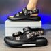 Summer Wear Non-slip Wear-resistant Dual-use Driving Casual Sandals For Men Student Beach Shoes_desvips.com