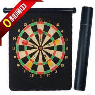 Children's Safety Set 17inch Competition Standard Double-Sided 15inch Magnetic Board Dart Target_desvips.com