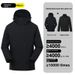 Men's 2505 New National Standard Three-in-One Jacket Women's Outdoor Windproof Waterproof Down Two-Piece Set Hiking Suit_desvips.com