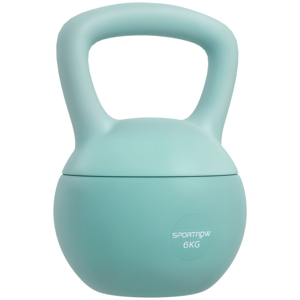 Kettlebell 6 Kg Haltère Avec Poignée Antidérapante Pour Fitness Musculation Cardio, 19 X 19 X 28 Cm Vert_desvips.com