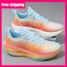 Couple Lightweight Anti Slip Marathon Training Jogging Mesh Breathable Lace Up Rebound Casual Sports Shoes_desvips.com