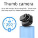 New Magnetic Charging Thumb HD Pet Student Snapshot Recorder Outdoor Sports Camera_desvips.com