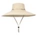 Detachable Top Breathable Fisherman Hat - Wide Brim Sun Hat For Hiking Fishing & Outdoor Activities - UPF 50+ Protection_desvips.com