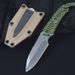 Outdoor Fixed Blade Knife With Full Tang, K-Sheath, High Hardness Stainless Steel, Camping Survival Tool, Portable Utility Knife_desvips.com