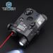 Overseas Version PEQ15 Appearance UHP Red Laser/IR/LED High Brightness Flashlight Strobe PEQ Tactical Battery Case_desvips.com