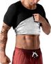 Men's Shapewear Perspiration Tights With Belly Pull-in Blazer Corset Short Sleeves_desvips.com
