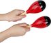 Sandbell, Wooden Shaker Instrument, Suitable For Adults, Children, Infants, Toddlers, Red Color_desvips.com