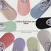 Solid Color Cotton Dance Yoga Boat Socks With Dotted Adhesive Non-Slip Cross Straps For Aerobics Fitness & Body Building_desvips.com