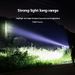 ultrabright white laser flashlight wi ob digital battery display, 500m longrange beam, rechargeable led torch for camping outdoor activities_desvips.com