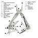 Gerber Suspension NXT 15-in-1 Multitool With Pliers And EDC Knife, Made Of Stainless Steel_desvips.com