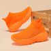 Hot Sale Fashiion Orange Running For Women Breathable Socks Men's Sports Sneakers High-top Platform Shoes Trainers Men_desvips.com