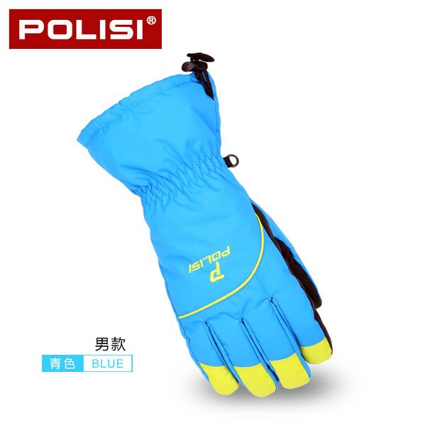 Five-finger Ski Gloves Winter Skiing, Suitable Both Men Women, For Single Double Boards, Cold-proof, Warm, Waterproof,_desvips.com