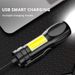 Cross-Border New Multi-Functional USB Charging Outdoor Portab COB Side Strong Light Mini Small Flashlight Gift_desvips.com