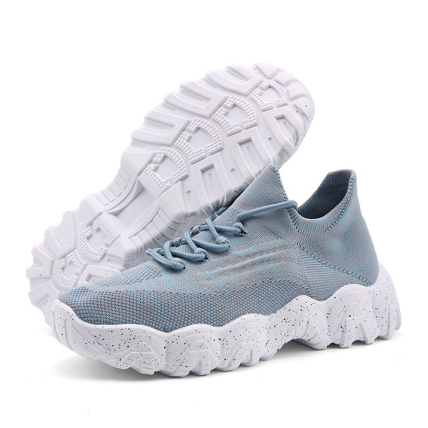 Cross border large size hot selling women's sports shoes round toe green trendy all match dad shoes Jinjiang comfortable toe cold sticky shoes_desvips.com