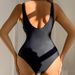 Two-Piece Separates Fashion 3D Flower Swimsuit For Women Solid Color One Piece Briefs Tight Conservative Swimsuit_desvips.com