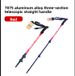 Telescopic 7075 Generation Printed Foam Handle Metal Buckle Hiking Pole Anti-Slip Lightweight Climbing_desvips.com