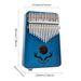 Muspor 17-Key Mahogany Electric Box EQ Thumb Piano Kalimba With Reindeer Antler Package_desvips.com