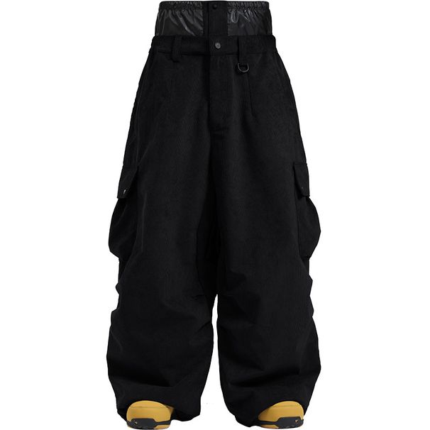 001 Womn's Nw Corduroy Wid-Lg Snowboard Windproof Watrproof Wintr Sports Outdoor Waist Protction Ski Pants Mn's_desvips.com