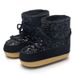 2025 Export Parent-Child Children's Snow Winter Warm Fleece Lined Sequin Short Ski Space Boots For Girls Trendy_desvips.com
