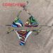 Bikini Pure Desire Style New Triangle Tie Sports Swimsuit Vacation Swimwear Hot Spring Bathing Soccer Jerseys_desvips.com