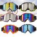 Unisex Motorcycle Ski Goggles - Windproof & Anti-Sand Sports Goggles With Interchangeable Lens & Stylish Frames (Multiple Colors & Patterns)_desvips.com