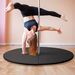 Faltbare Runde Pole Dance Matte – 5 Cm Dick Rutschfeste Oberfläche Ideal Für Pole Dance Gymnastik & Yoga Zuhause_desvips.com