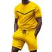 Men's Clothing round neck t-shirt short sleeve men's NK youth casual sports men's suit_desvips.com