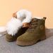 Winter Fur Integrated Martin Pure Wool Short Boots Minus 40 Degrees Snow Boots Men's Non-slip Northeast Extra Thick Cotton Shoes_desvips.com