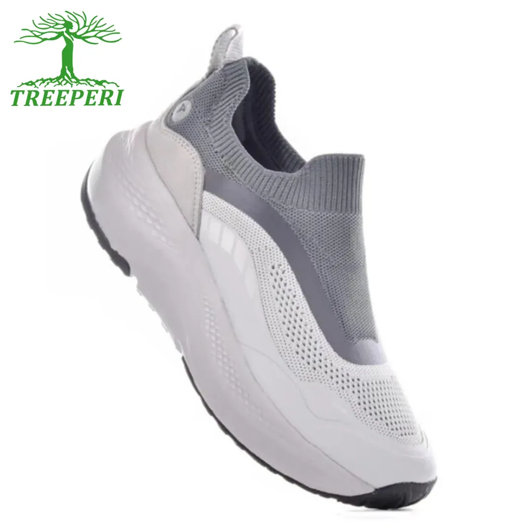 TREEPERI T99 Running Shoes For Men Black Taupe Clay Sand Breathable Knitting Sock Mens Designer Shoes Womens Height_desvips.com